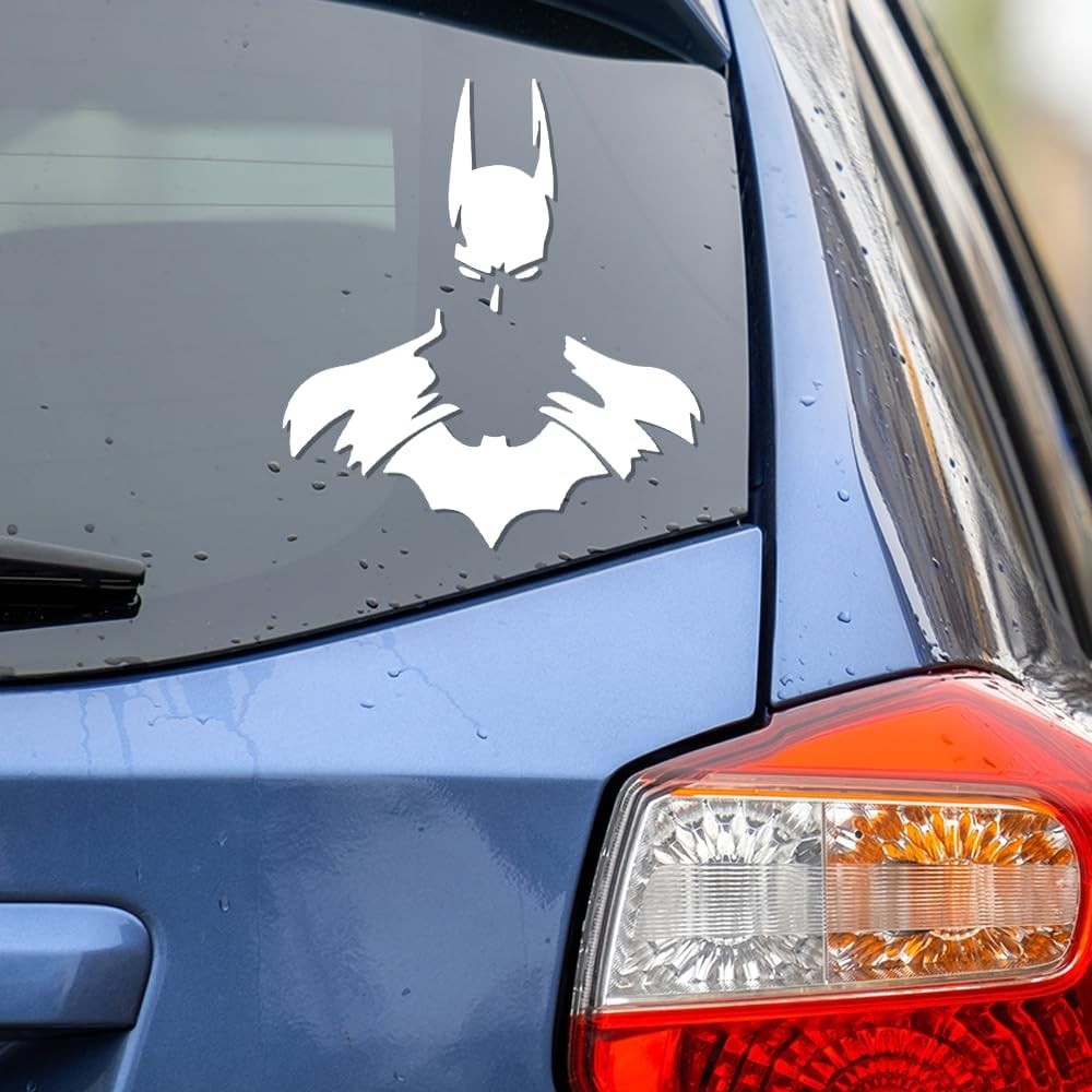 Batman Silhouette Car Window Vinyl Decal Waterproof Laptop Bumper Sticker 6×7 in