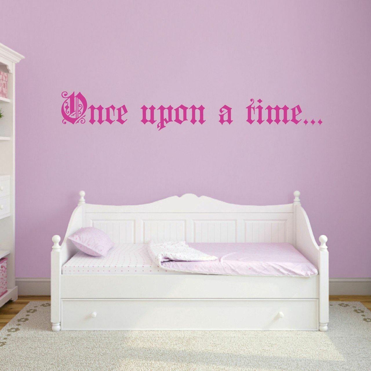 Once Upon A Time Wall Decal – Kids, Nursery, Fairy Tale, Vinyl Wall Sticker
