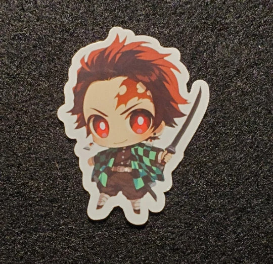 Anime Inspired Stickers Manga Art Decals Anya Tanjiro Demon Slayer Spy X Family