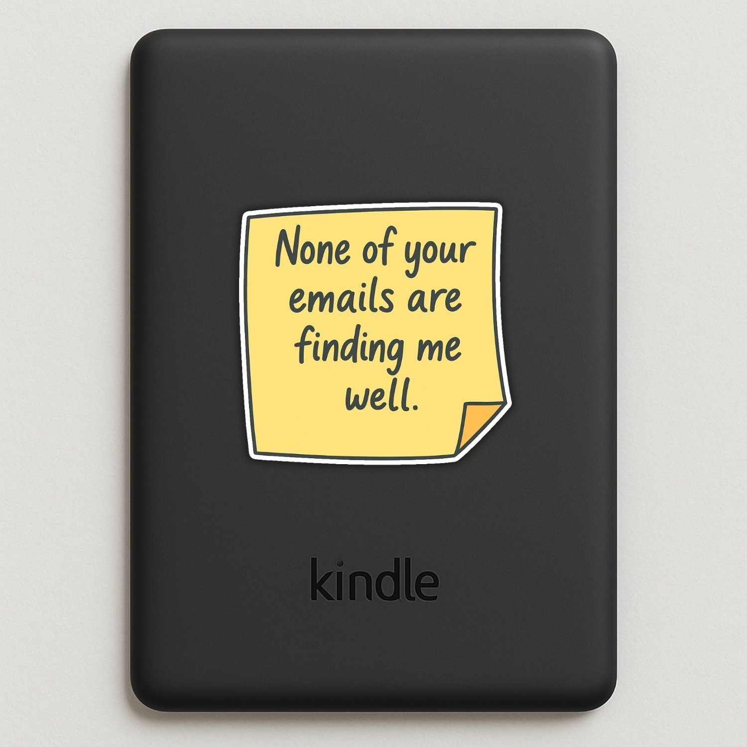 4Pcs Sarcastic "None of Your Emails" Vinyl Stickers – Funny Coworker Gift