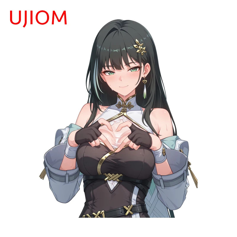 UJIOM Wuthering Waves Baizhi Wall Stickers Beautiful Fascinating Girl Anime