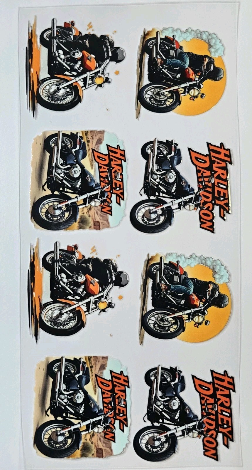 Harley UV DTF Transfer Sticker Wrap Tumbler UVDTF BUY 10+ GET COMBINED SHIP