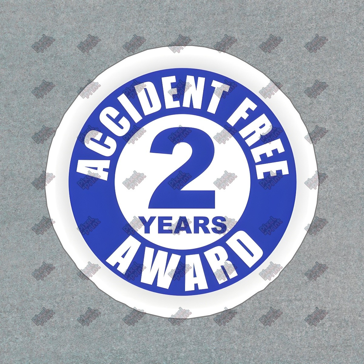 Accident Free Award Vinyl Sticker 2 Years Decal for Safety Recognition #875109