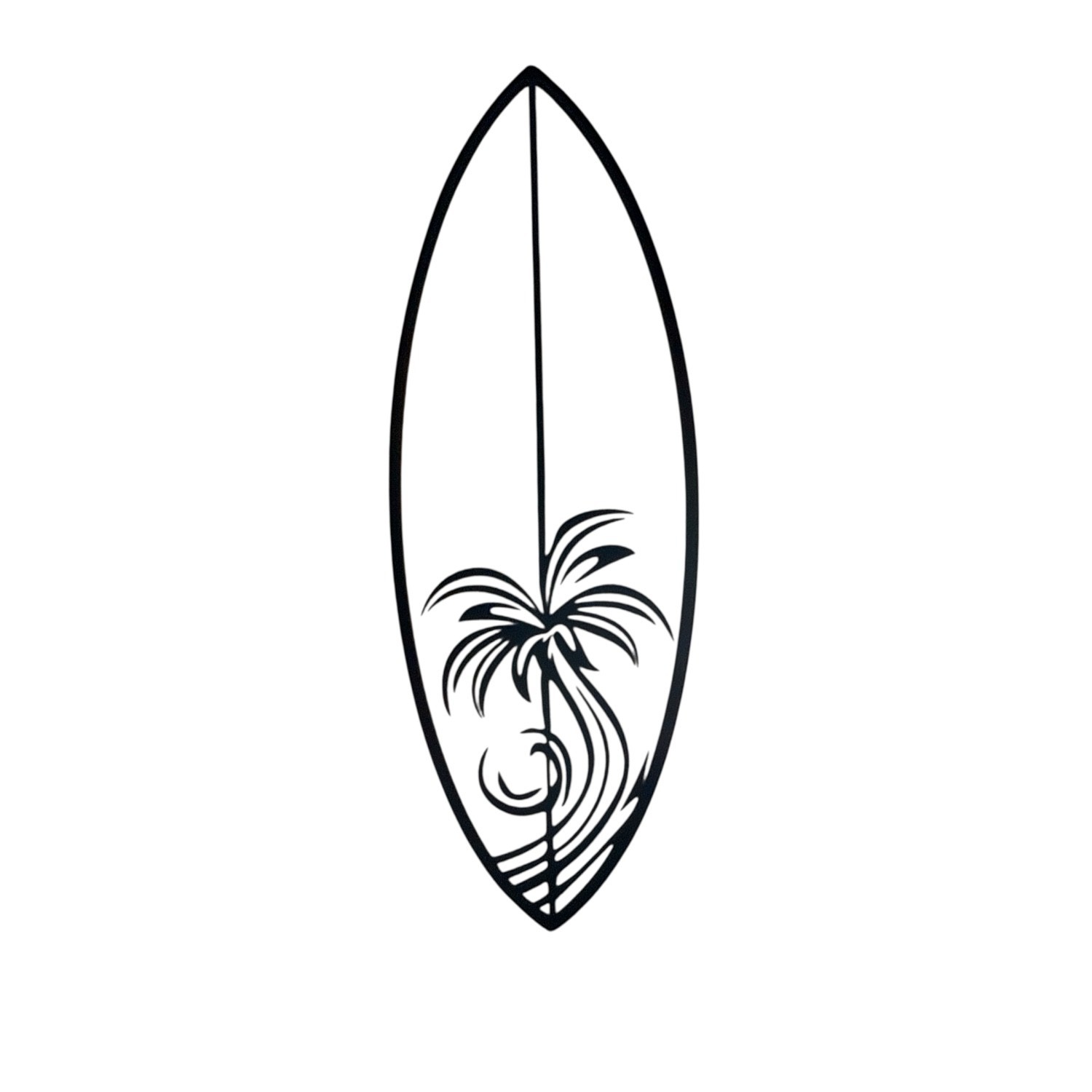 Surfboard Vinyl Decal for cars Laptops Any Smooth Surface design #21