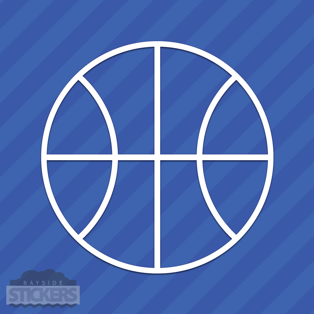 Basketball Vinyl Decal Sticker