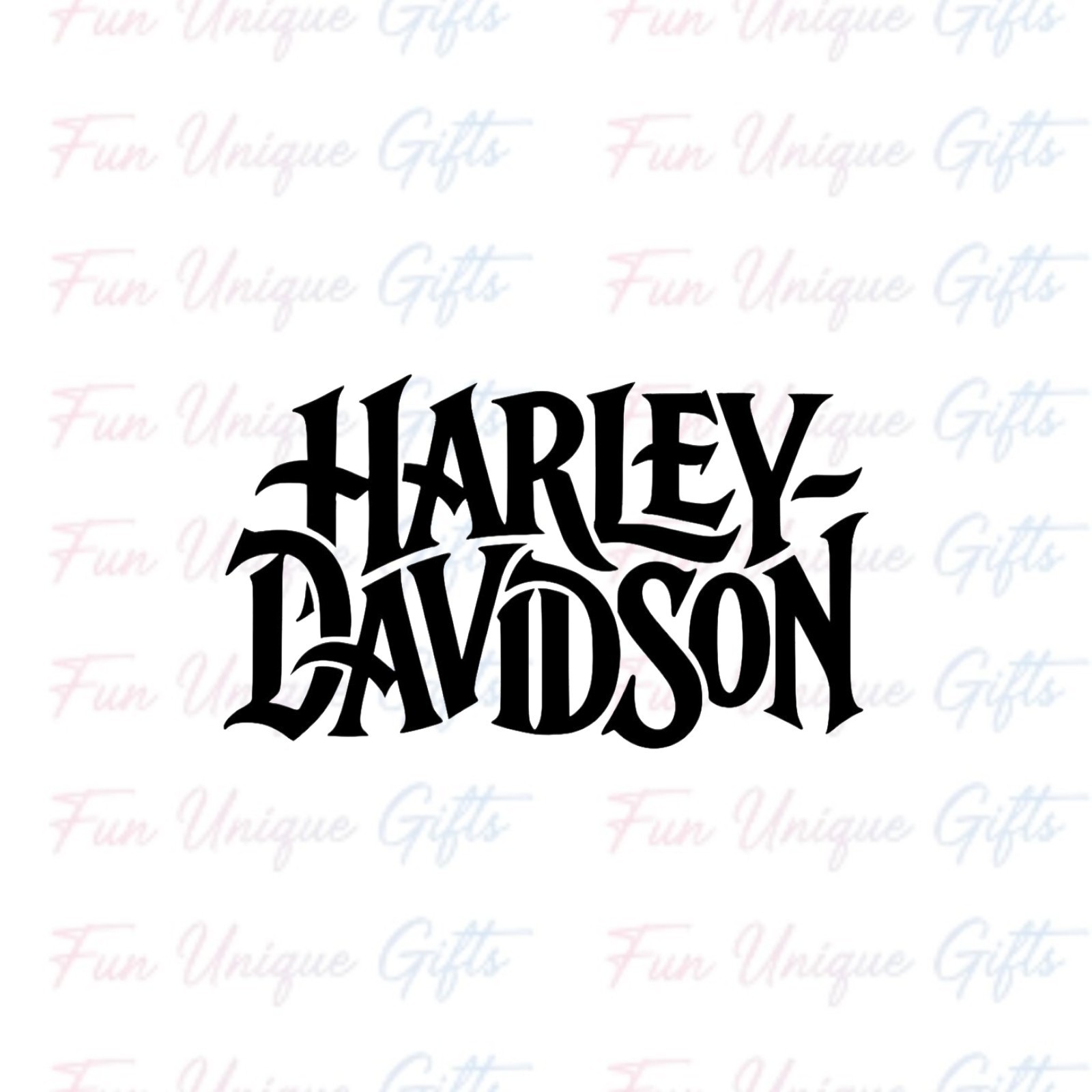 Harley Vinyl Decal Sticker -Multiple Colors & Sizes- FREE SHIPPING