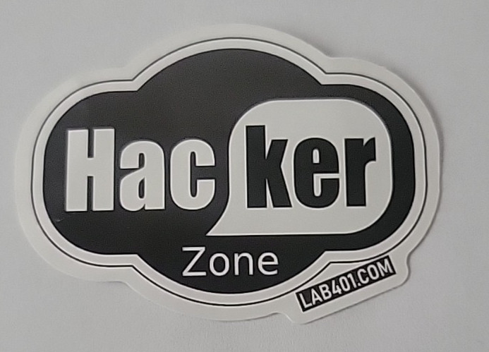 Hacker Zone Sticker