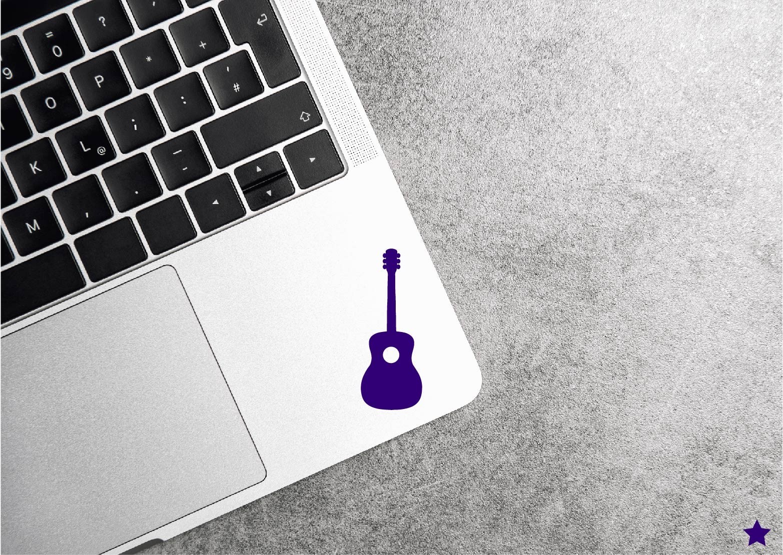 Acoustic Guitar Decal Sticker Music Musical Instrument Western Country Band Play