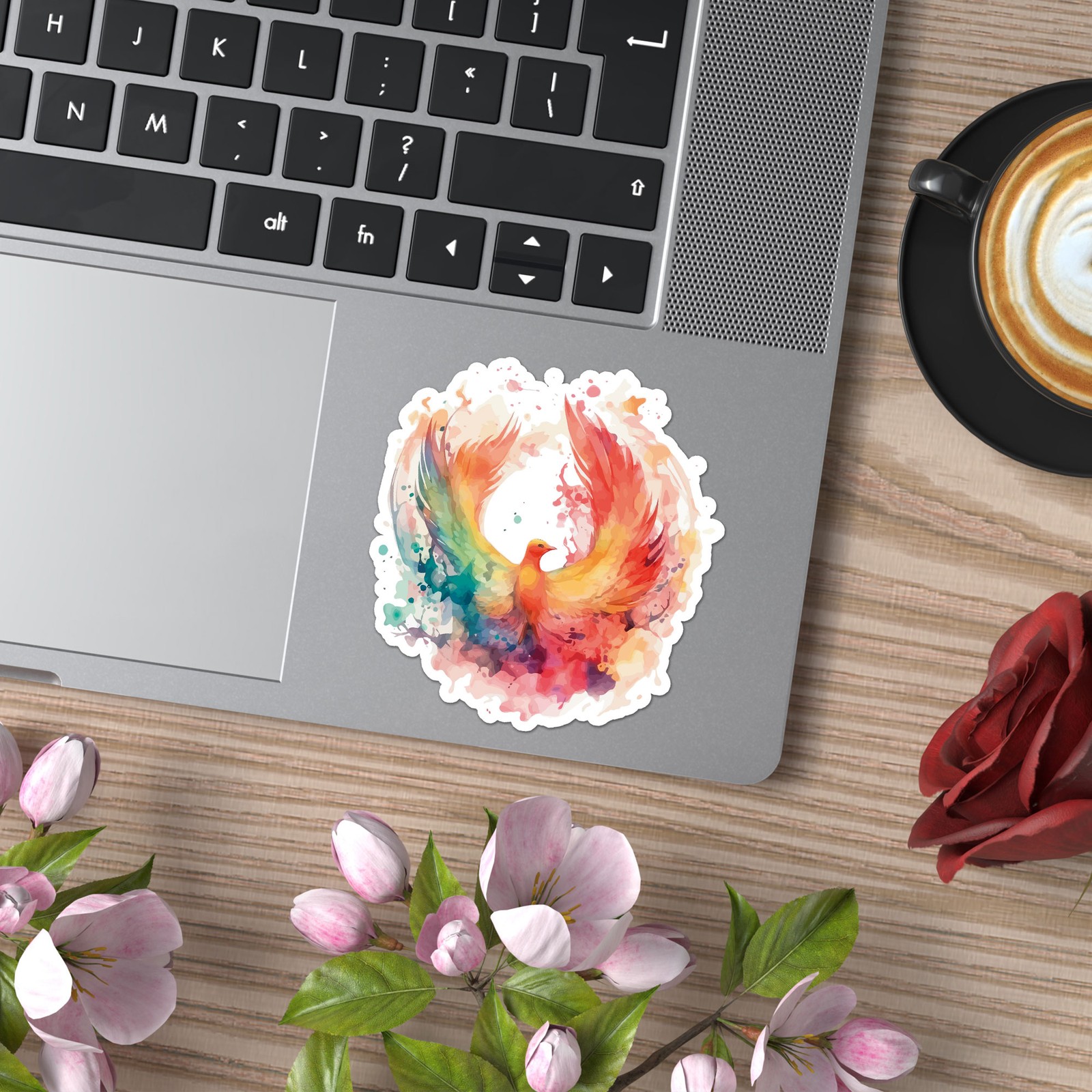 Phoenix Dove – Vinyl Decal Sticker – Car Window Laptop – ebn9332