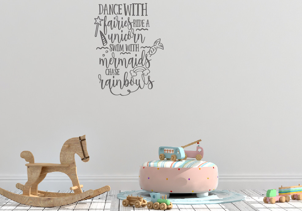 DANCE WITH FAIRIES…Cute wall decals – FREE SHIPPING!