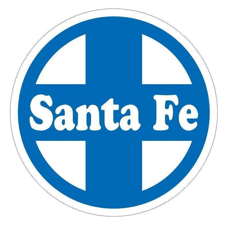 Santa Fe Railroad Railway Train Sticker Decal R581