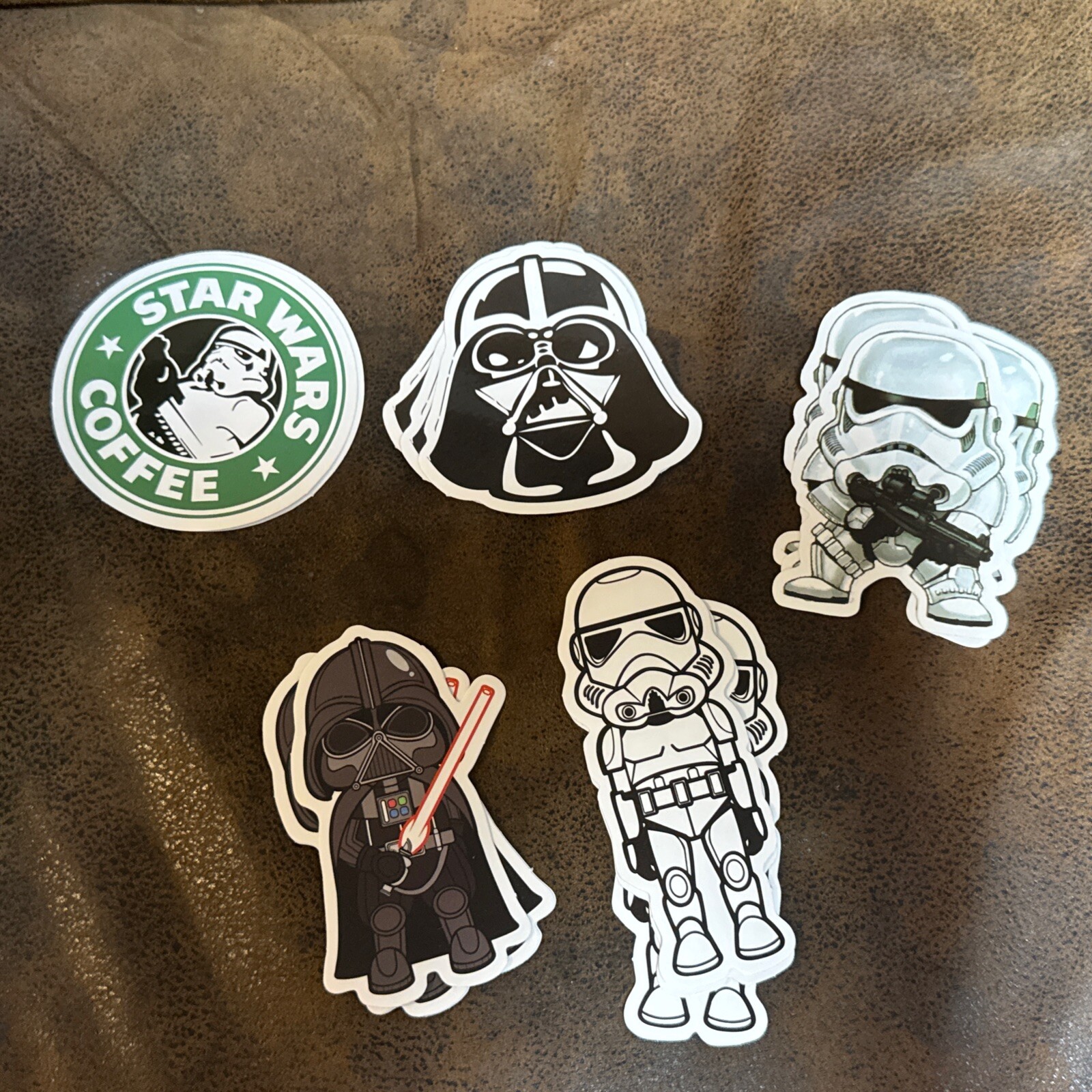 5p Star Wars Space Trooper Darth Vadar Decal Stickers Vinyl