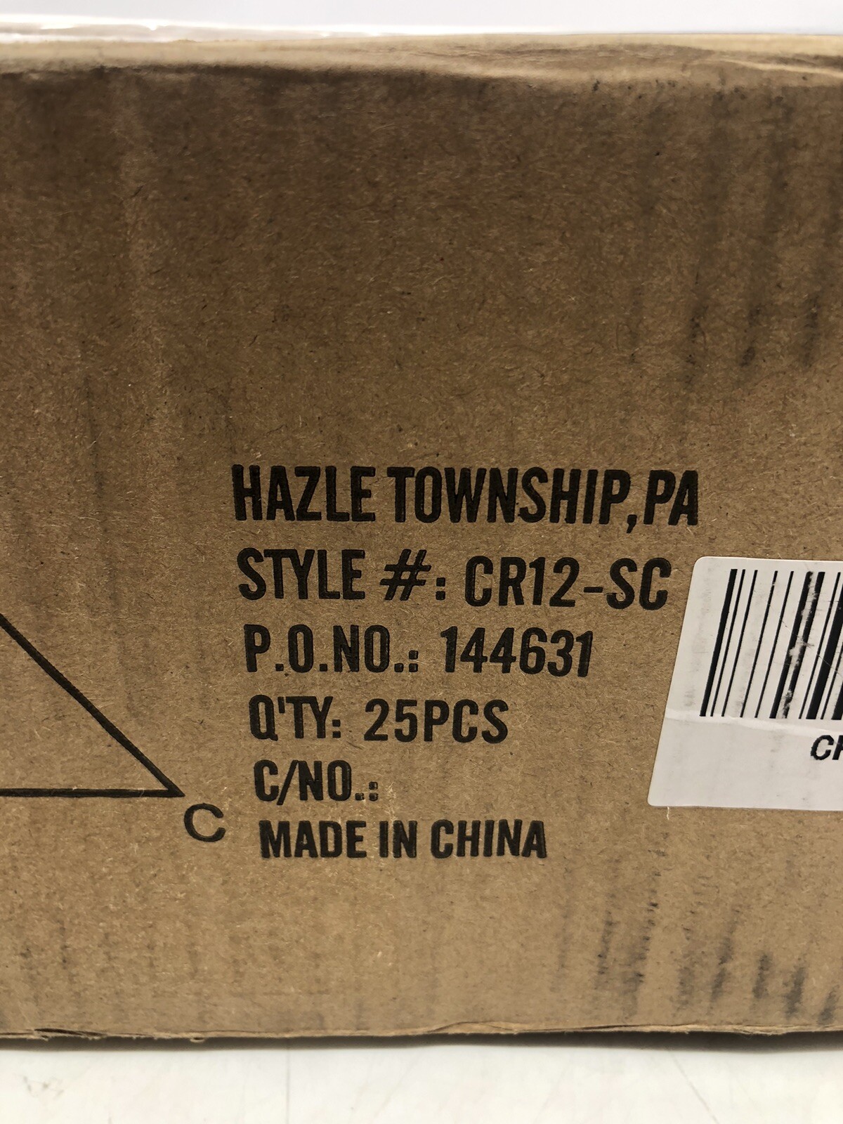 Econoco CR12-SC 12" Long Rectangular Hangrail Bracket (Pack of 25)