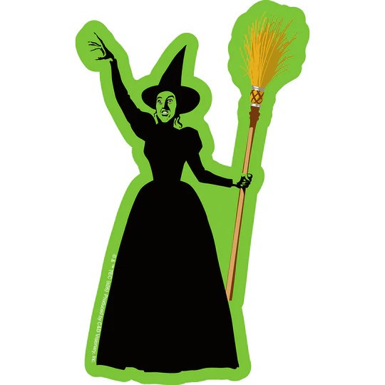 Stickers – C&D Visionary – The Wizard of Oz Wicked Bad Witch 4"x6.5" NEW Movie