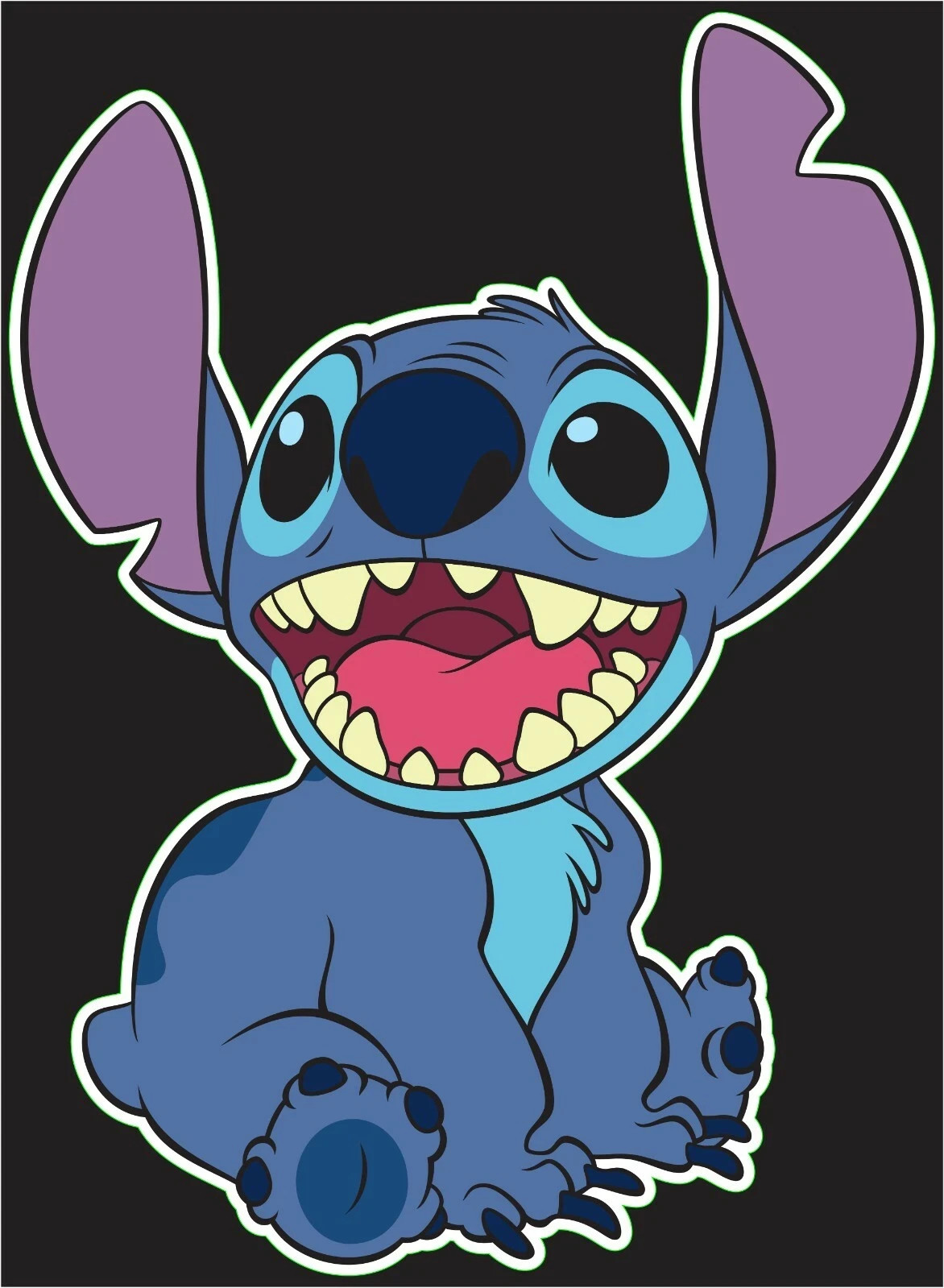LILO & STITCH KIDS CARTOON DECAL STICKER 3M USA CAR TRUCK VEHICLE WINDOW WALL