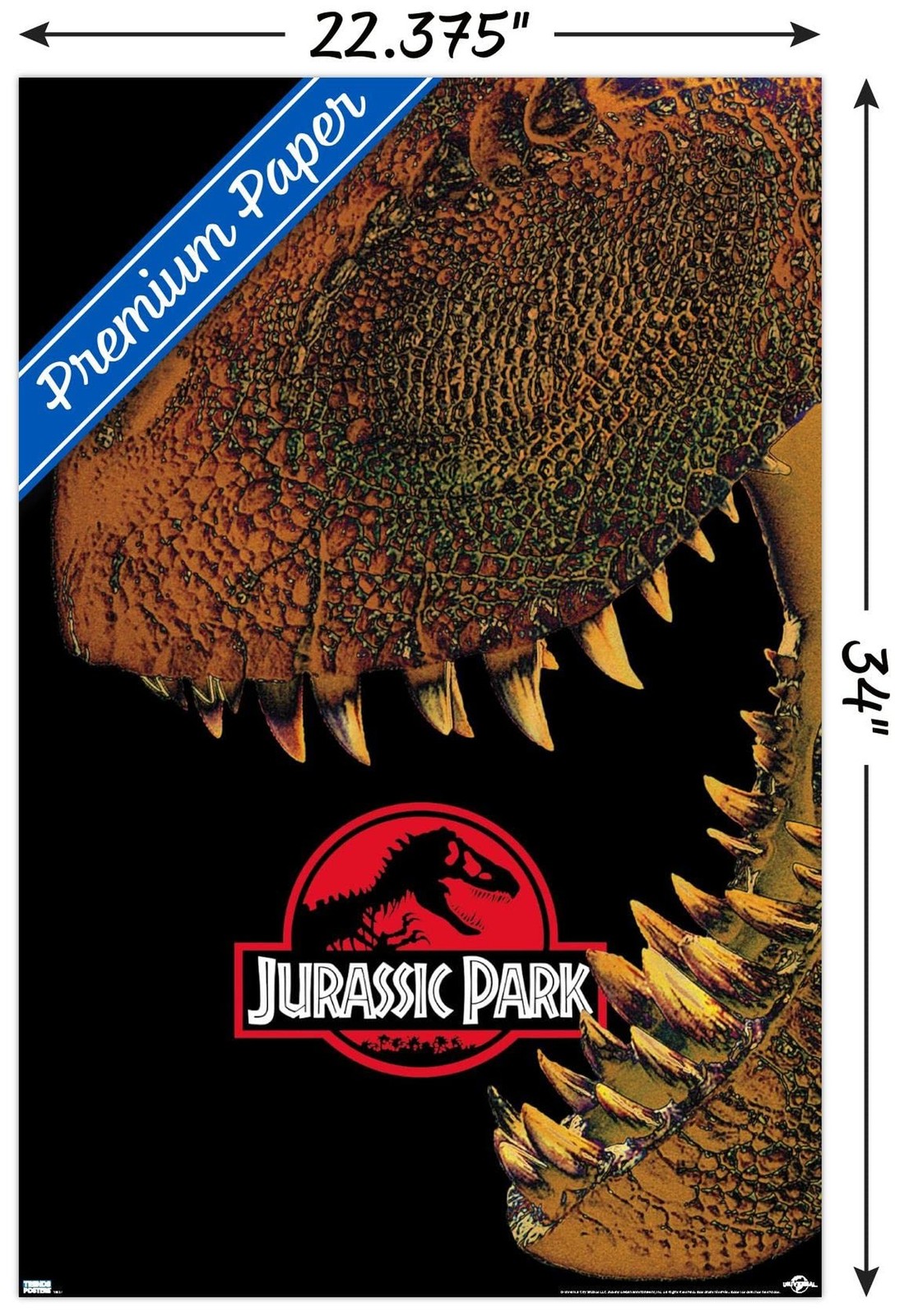 Trends International Jurassic Park – Bite Wall Poster, 22.375" x 34", Premium…