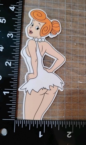 Wilme Flintstone Funny Adult Humor Sexy Vinyl Decal Sticker