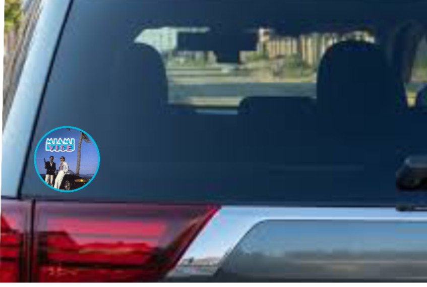 Miami Vice – 4" Vinyl Decal Sticker Handmade Car Laptop Decor Cooler Tumbler 253