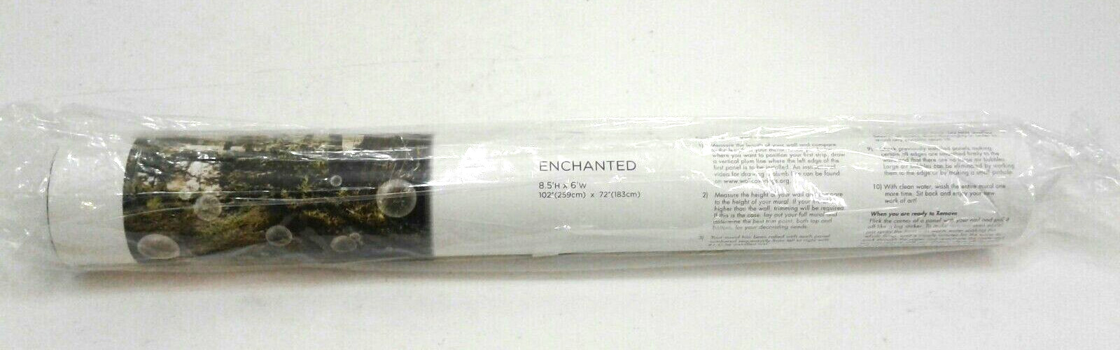 JP London MD4A160 Enchanted Forest Waiting For Wind Removable Mural 8.5' x 6'
