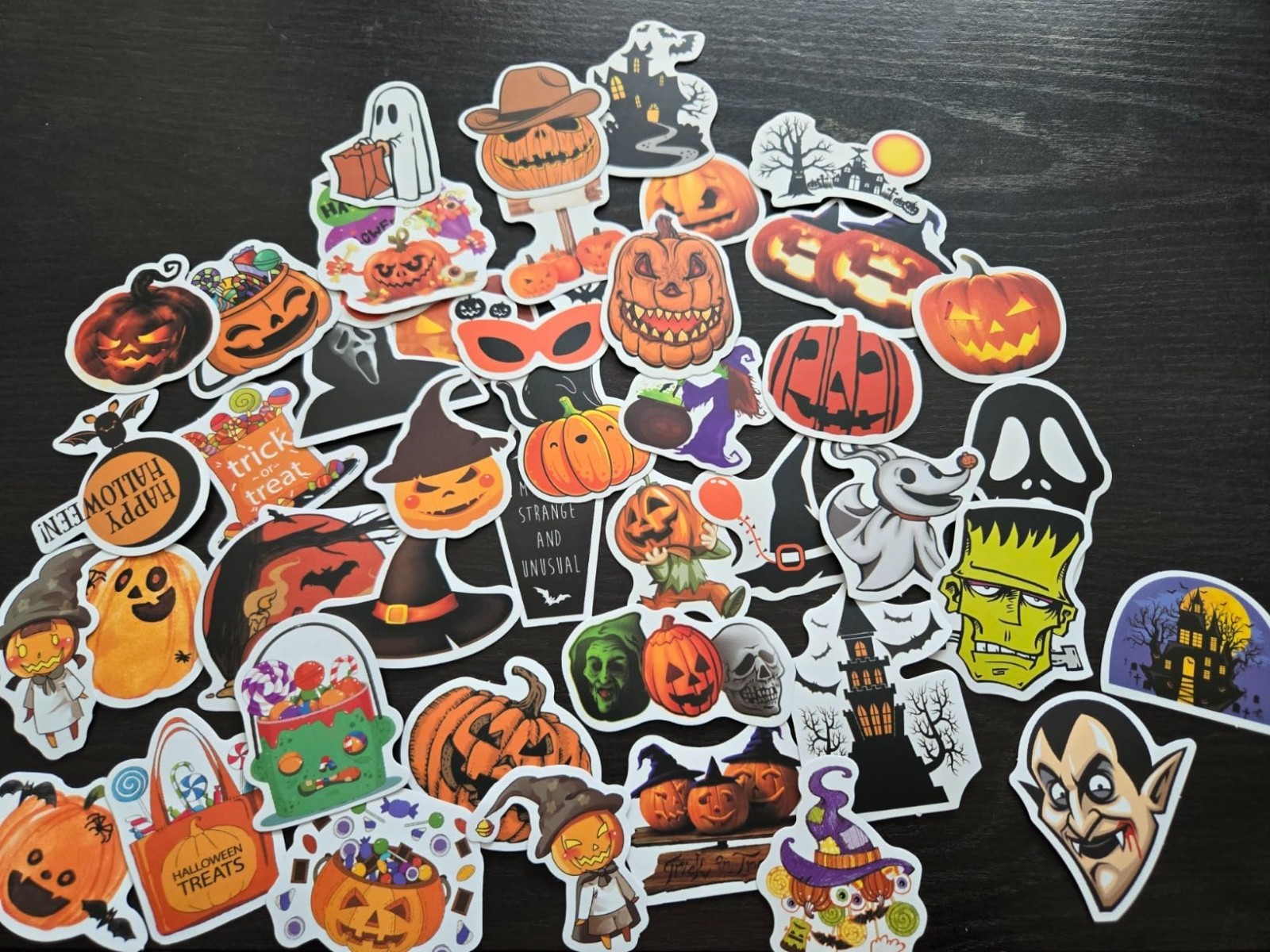 Halloween Mix Sticker Lot 100 Stickers Horror Kids To Adults Something For All!
