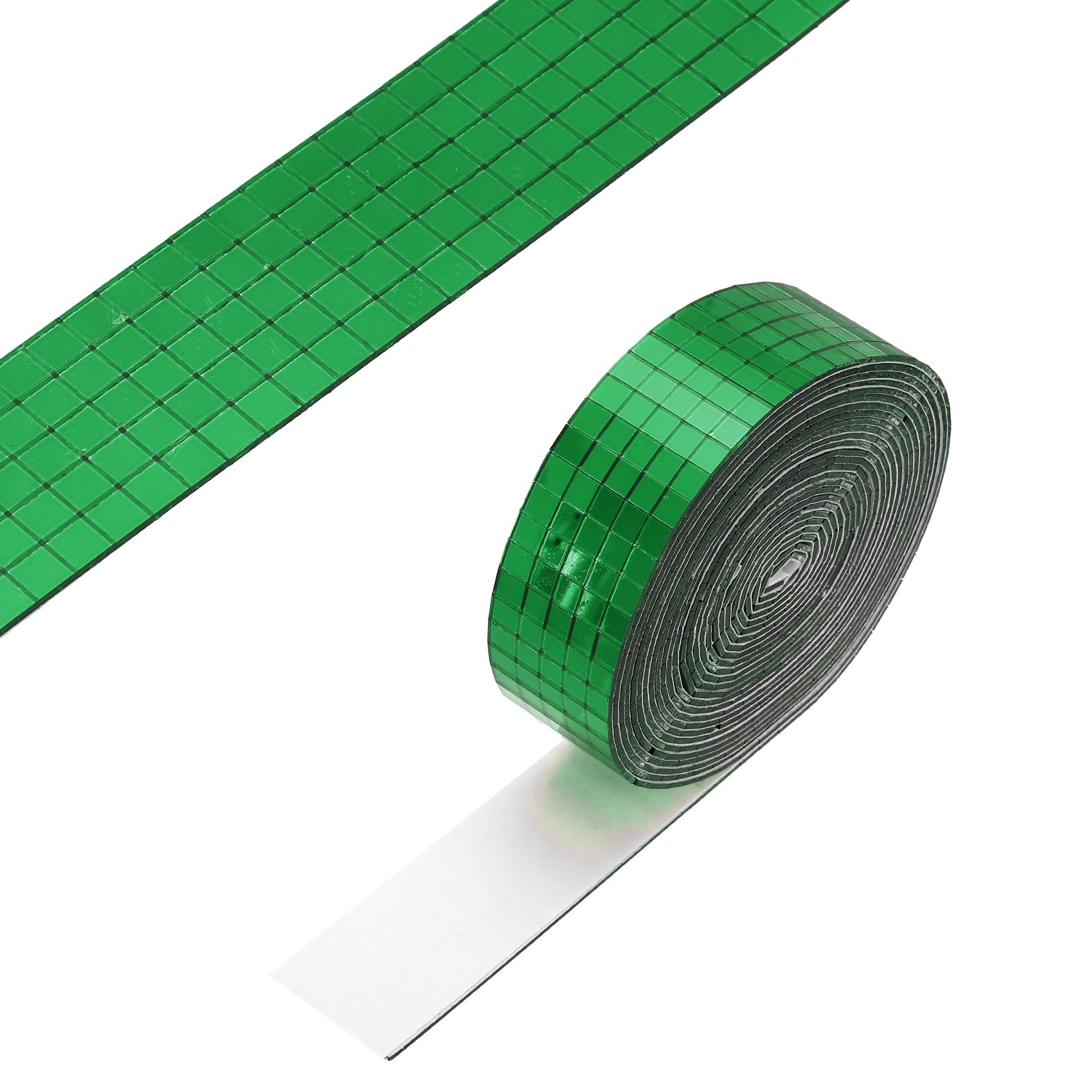 5x5mm Self Adhesive Mirrors Mosaic Tiles, 3600 Pcs Mosaic Sticker, Green