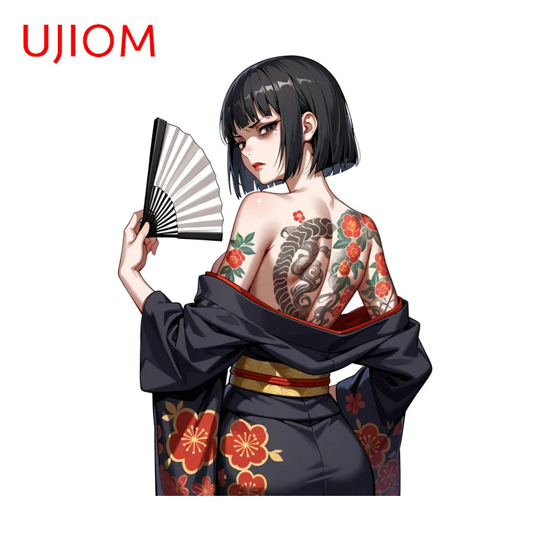 UJIOM Tattoo Girl Design Wall Sticker Trendy Popular Creative Hot Selling Decal