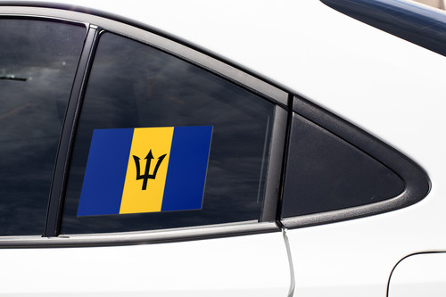Barbados Flag Sticker Decal