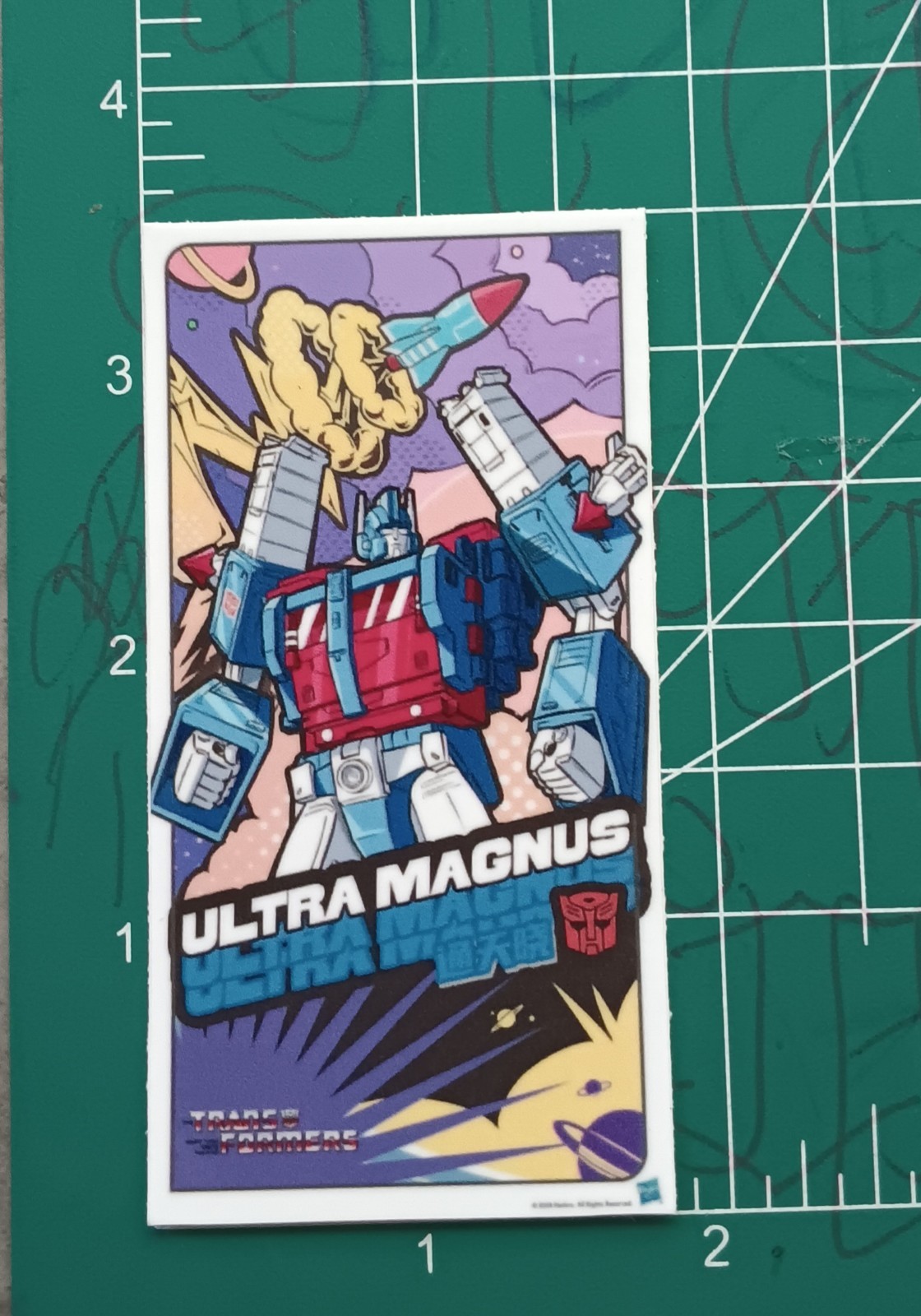 TRANSFORMERS X ULTRA MAGNUS VYNIL STICKER