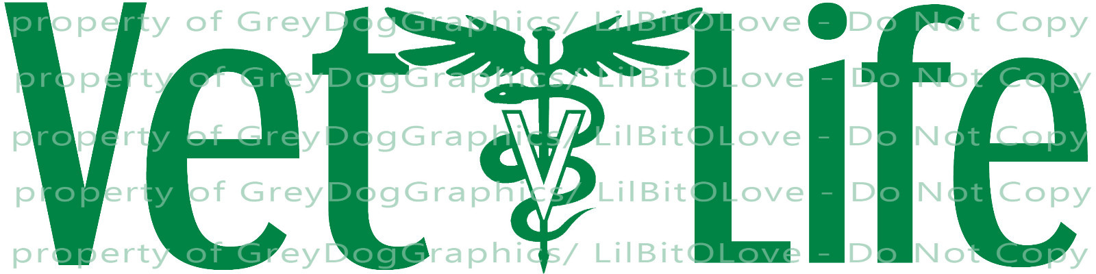 Vet Life Vinyl Decal Veterinary Medicine Animals Technician Sticker Pets
