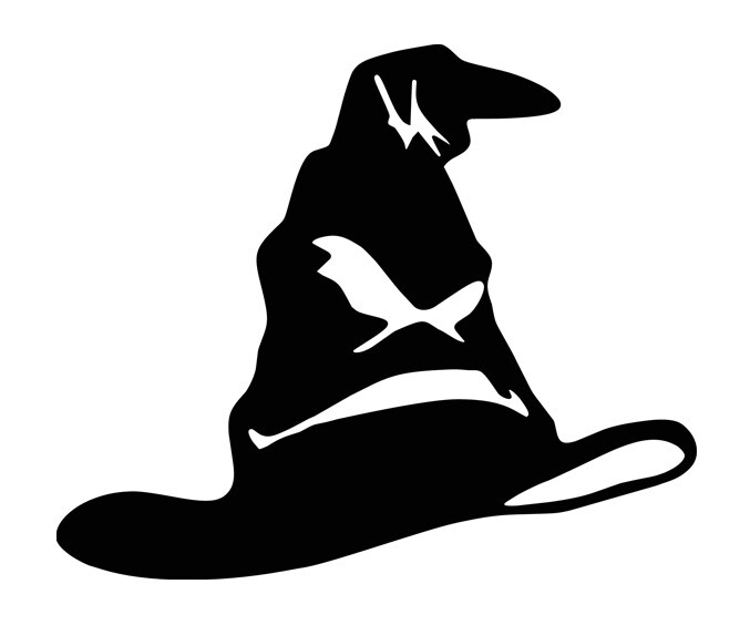 The Sorting Hat from Harry Potter Vinyl Decal **FREE Shipping**