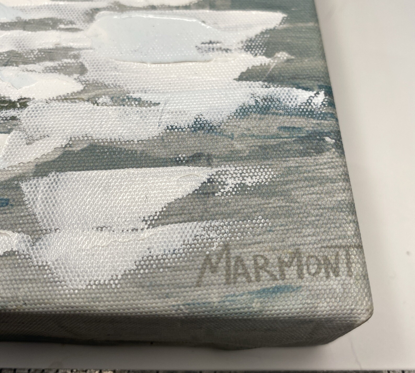 Marmont Hill Stick with Me Painting Print on Wrapped Canvas 18x18x1.5