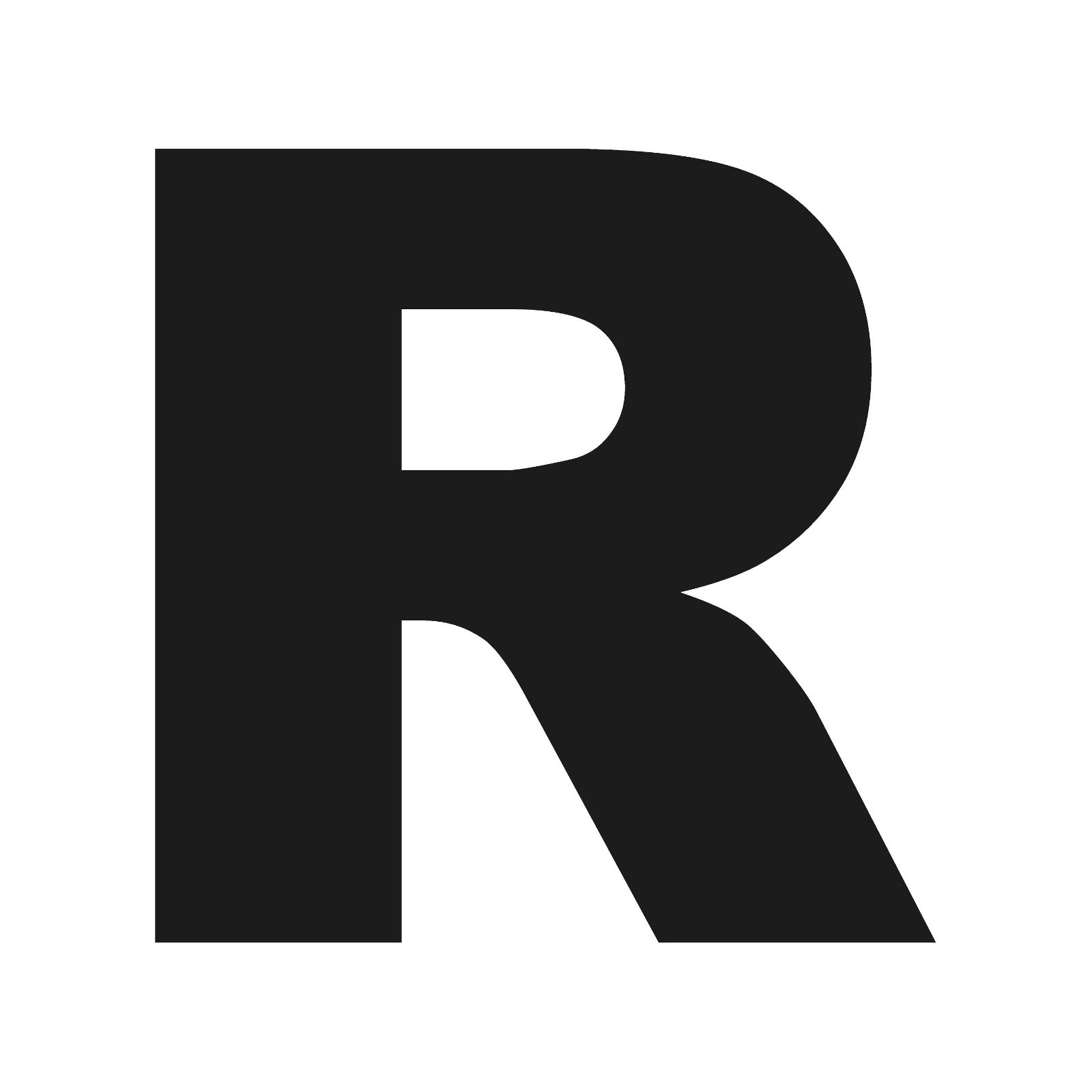 Letter R Initial Arial Black font Vinyl Sticker Decal Monogram Diploma