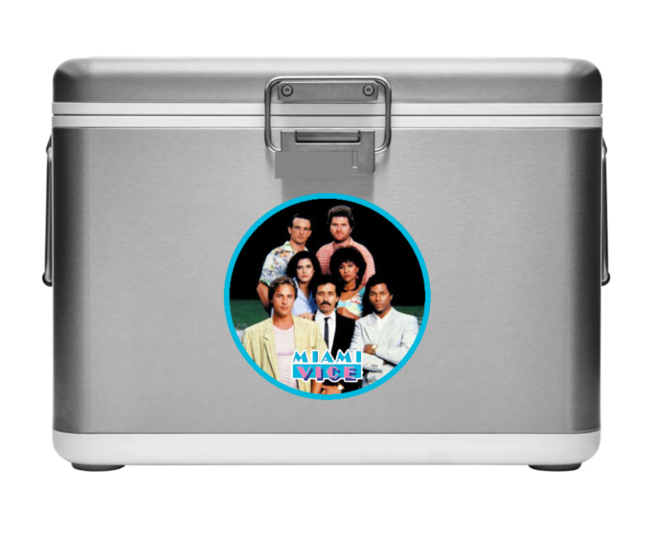 Miami Vice (Cast) – 4" Vinyl Decal Sticker Handmade Car Laptop Decor Cooler Cup