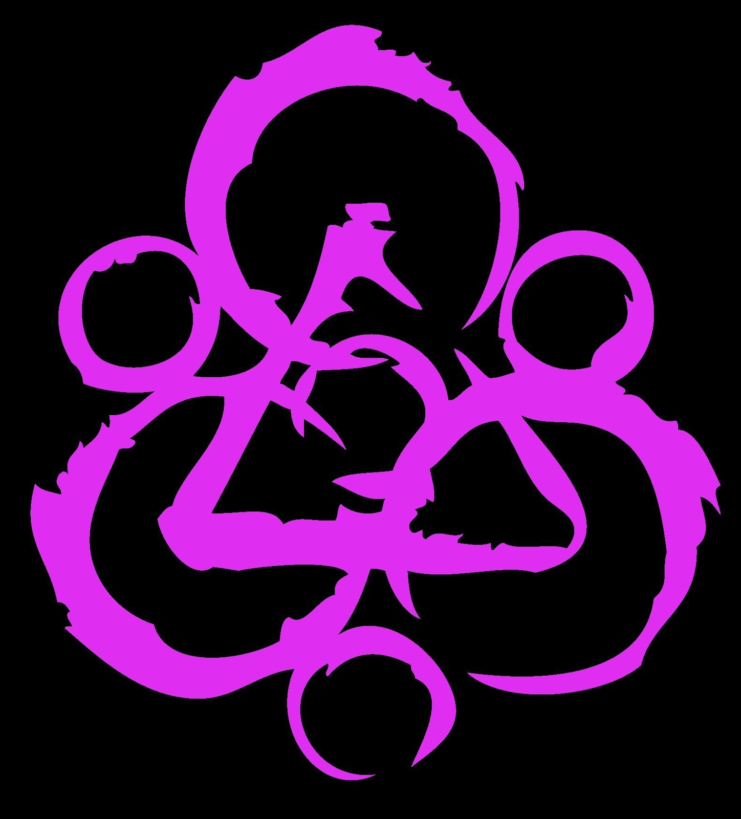 Coheed and Cambria Logo Car Decal/Sticker 5.5-Inches Wide (light pink)