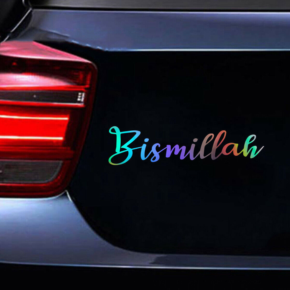 1PCS Islamic Muslim Arabic Bismillah Car Bumper Window Wall Sticker Laptop Decal