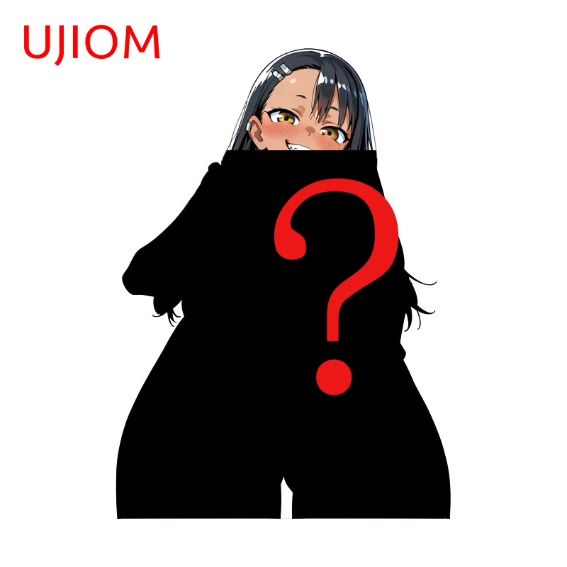 UJIOM Nagatoro San Anime Character Wall Sticker Artistic Standing Posture Decal