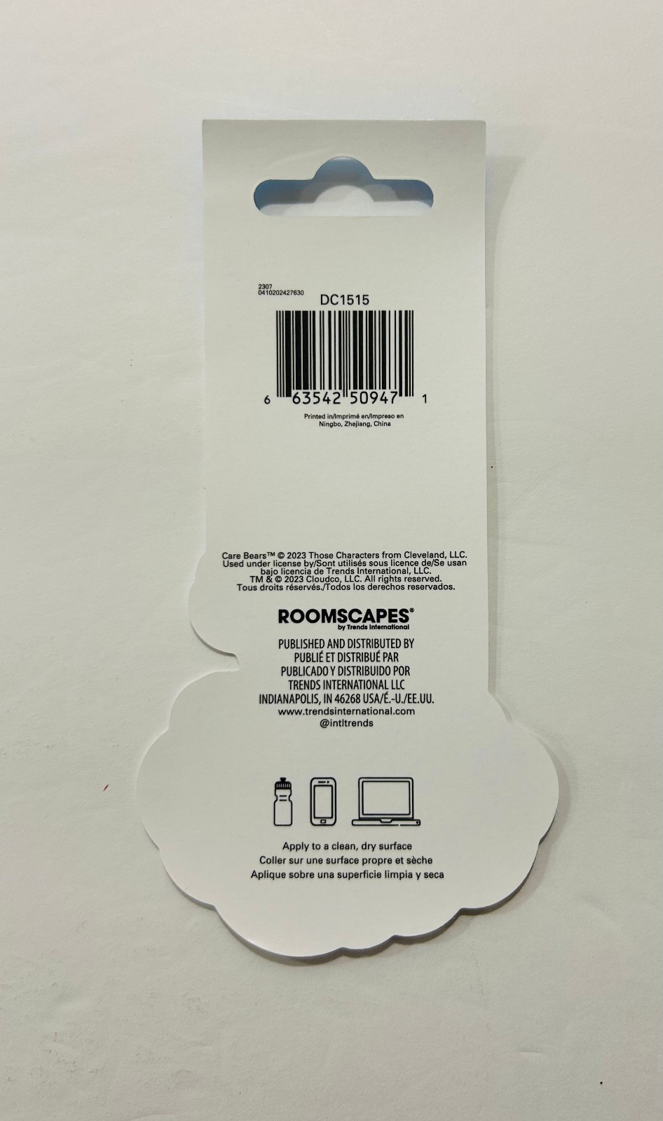 ROOMSCAPES Carebears Grumpy Bear DECAL – NEW!