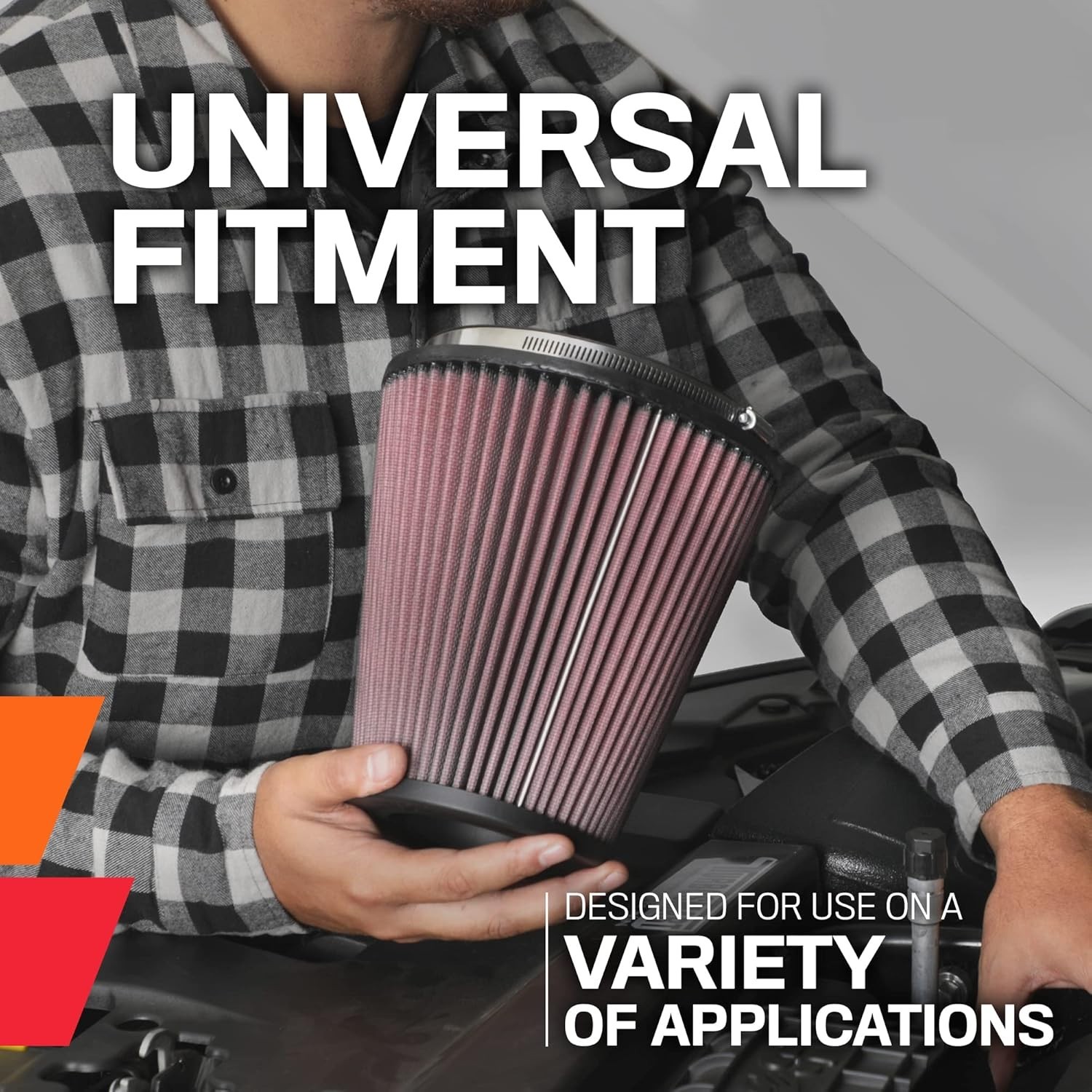 High-Flow Original Lifetime Universal Clamp-On Air Filter: Performance, Premium,