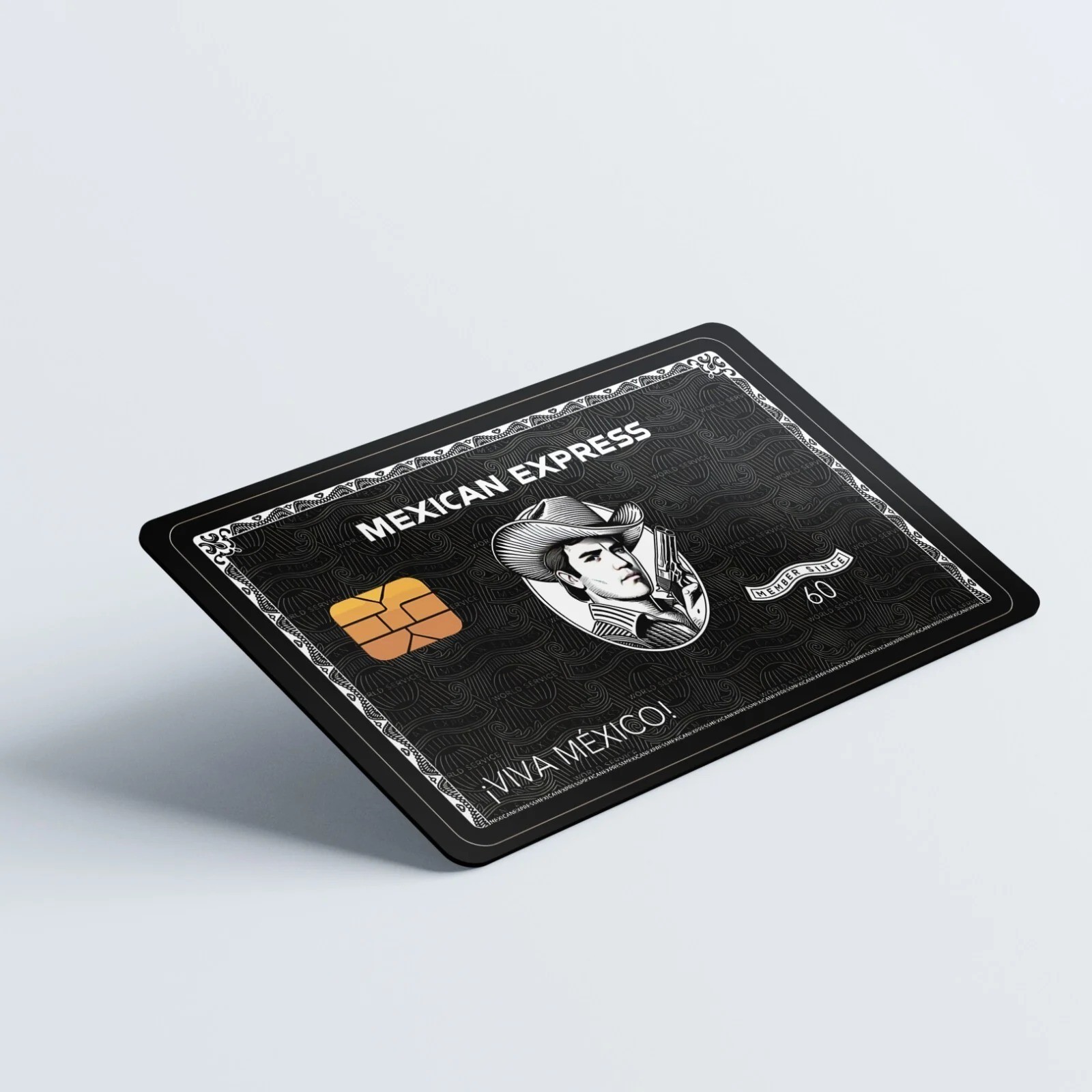 Mexican Express Credit Card Skin Chalino Debit Card Skin, Credit Card Sticker