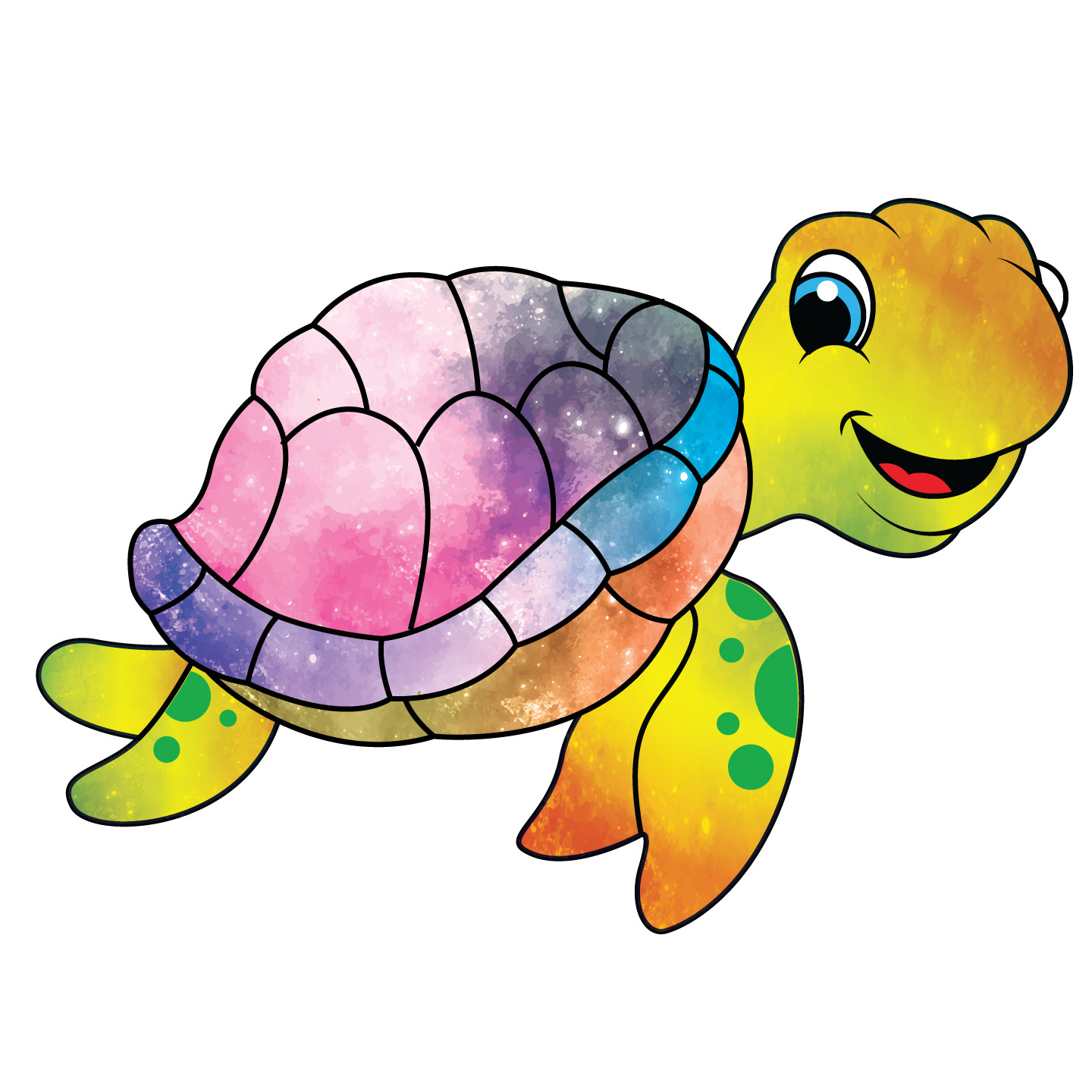 Kids Bedroom Living Room Vinyl Tortoise Decor Marine Reptile Wall Decoration Art