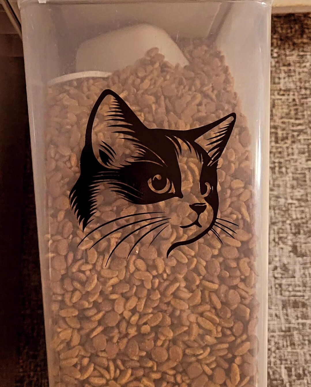 Cat or Dog Vinyl Decal Cars Trucks Windows Laptops Boards Glass Cups Container