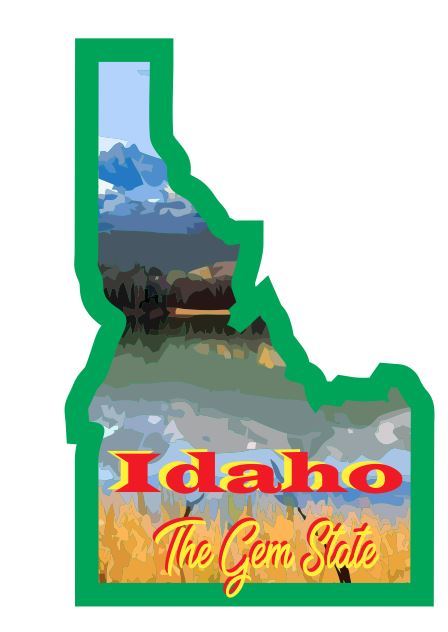 Idaho Sticker Decal R7027 YOU CHOOSE SIZE