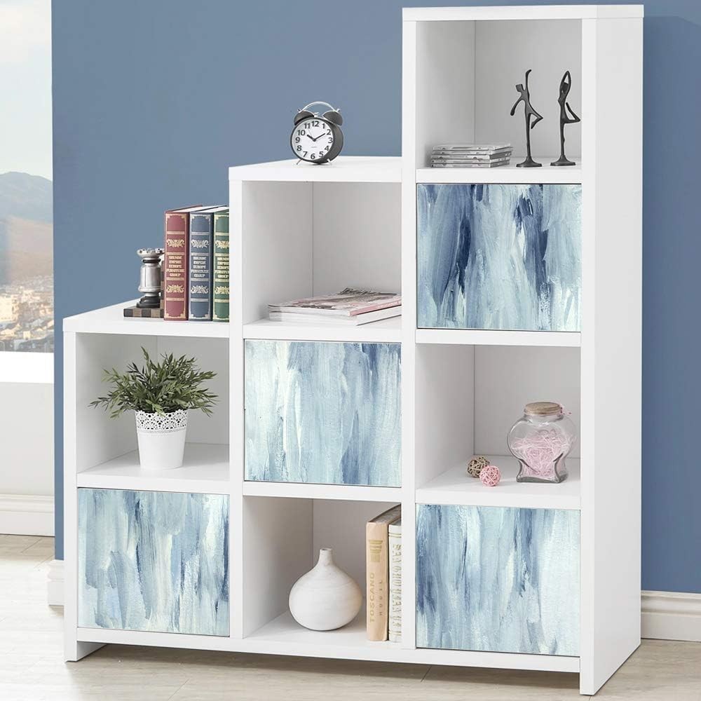Self-Adhesive Dresser Sticker Peel and Stick Furniture Skin Removable Shelf