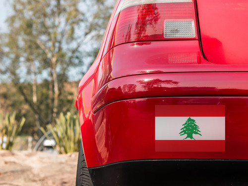 Lebanon Flag Sticker Decal