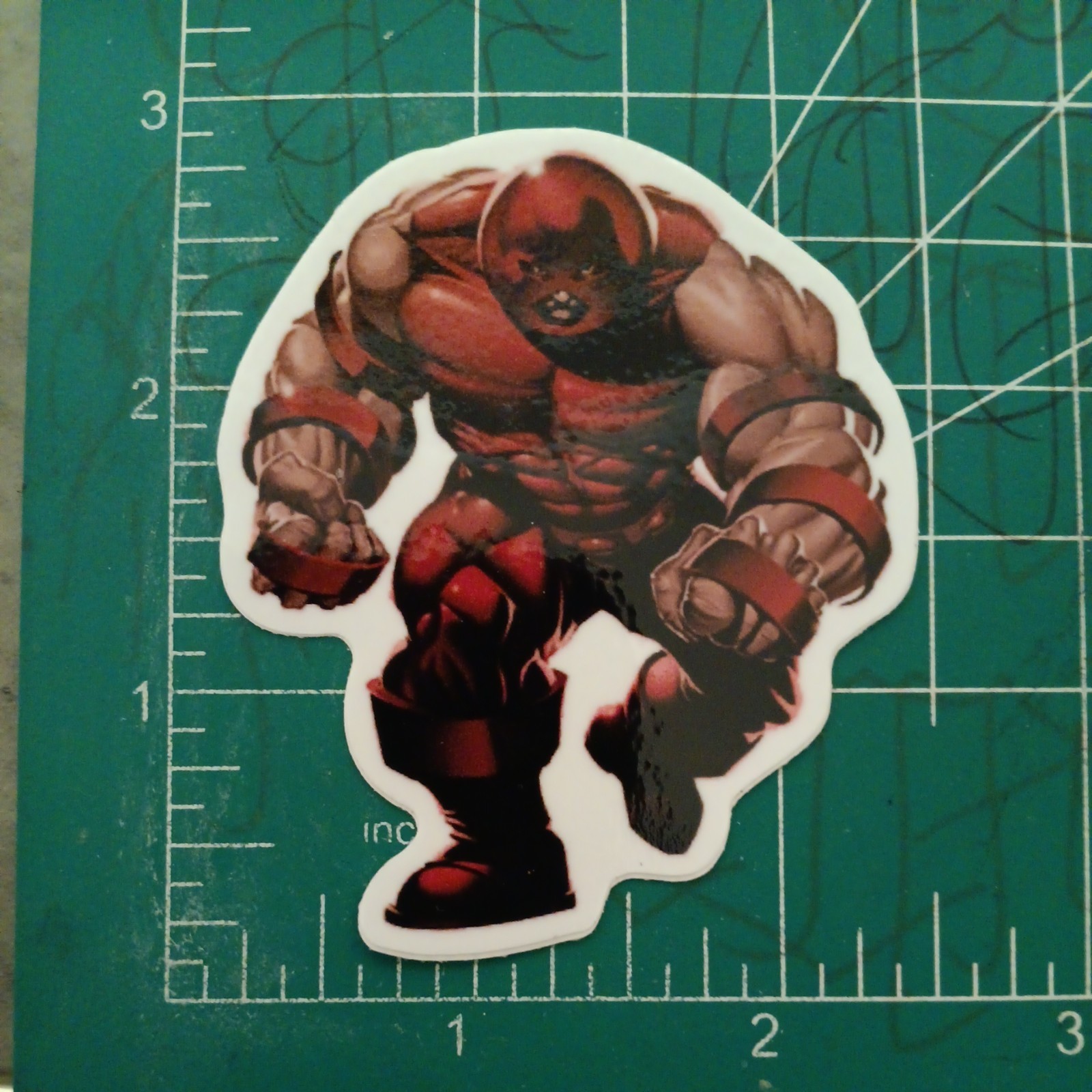 X-MEN X JUGGERNAUT X VYNIL DIE CUT GLOSSY STICKER X 3X2.5 INCH STICKER X XMEN