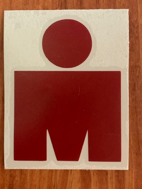 IRONMAN MDOT Decal – Triathlon Vinyl Sticker – 70.3 / 140.6 – Car, Helmet, Bike