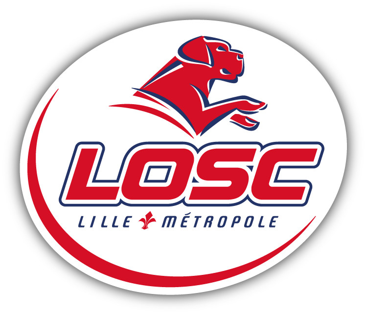 Lille Metropole FC France Soccer Football Car Bumper Sticker Decal 5" x 4"
