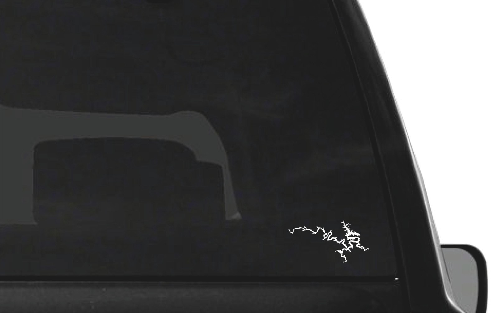 lake of the Ozarks outline Vinyl Decal Window Laptop Missouri lake Sticker