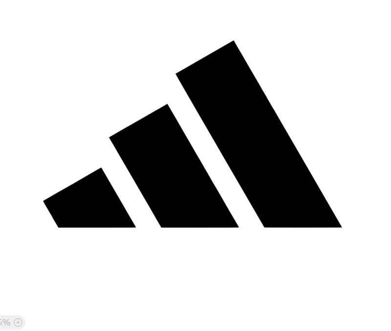 3x Adidas Inspired Logo Iron On Vinyl Heat Transfer Decal HTV for fabric