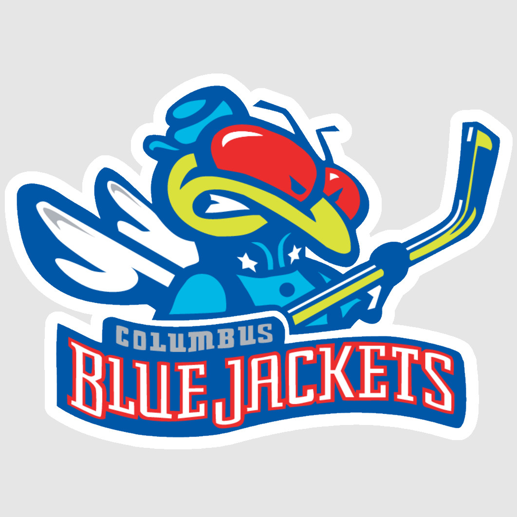 Columbus Blue Red Hockey Weather Resistant Vinyl Sticker/Decal 07